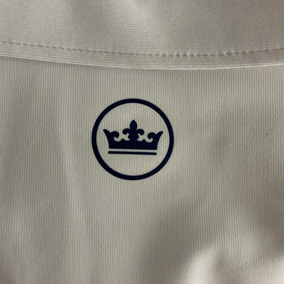 Peter Millar Golf Polo White Size XL - Picture 4 of 10